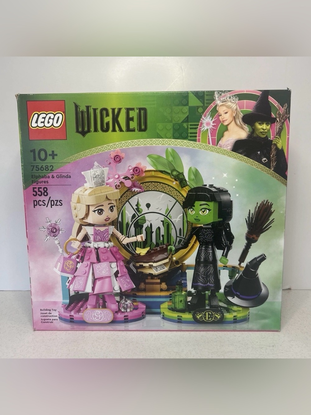LEGO WICKED Elphaba & Glinda Figures 75682 - 558 Pcs - Open Box Damage